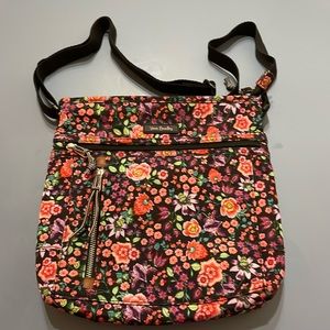 Vera Bradley tapestry large hipster bag